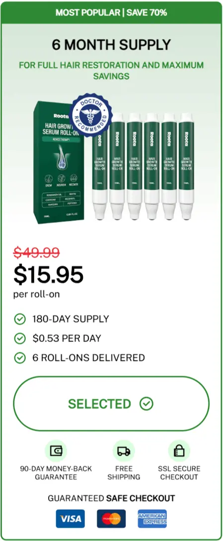 Roota Hair Growth Serum offer price